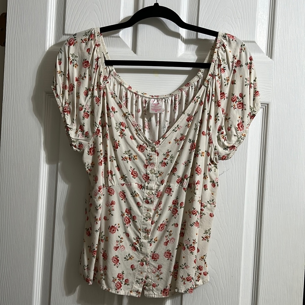 Woman’s floral top